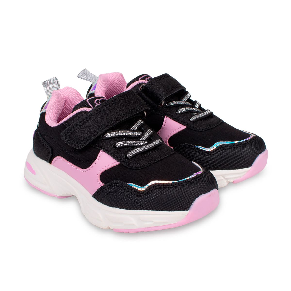 PILLIN - Zapatillas Bebé Niña Negro TALLA 25 PZD501-26NEG25