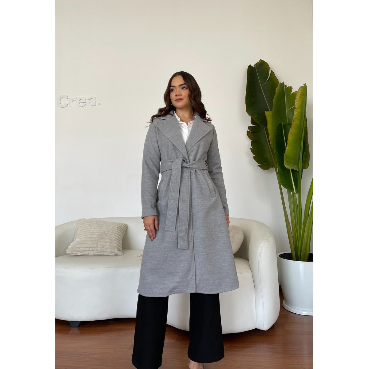 ALLEZ COLLECTION - ABRIGO LARGO - GABARDINA SIN FORRO