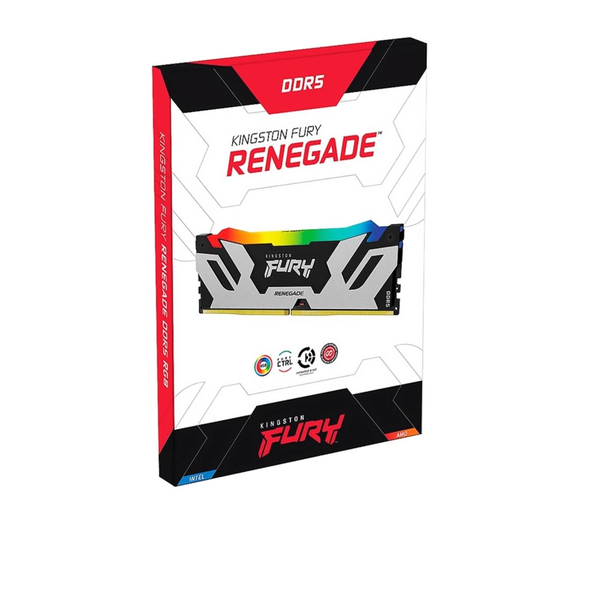 KINGSTON - Memoria RAM Kingston Fury Renegade 16GB RGB DDR5 7200Mhz CL38 1.45v
