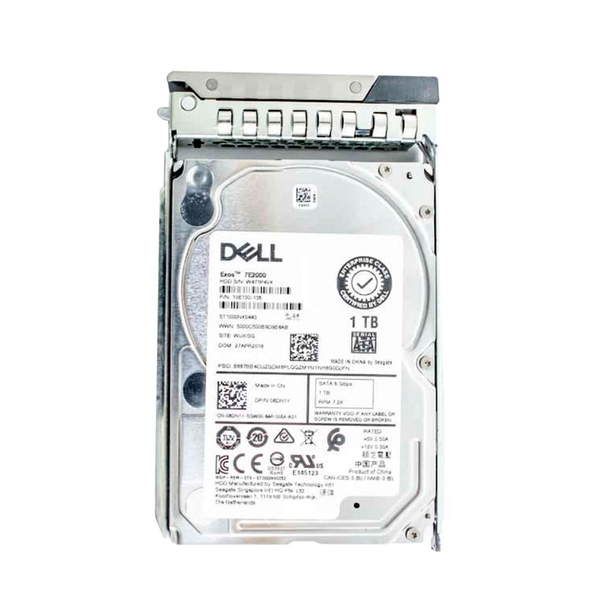 DELL - DISCO DURO DELL POWEREDGE DE 1 TB 25 7.2 K SATA P-N 08DN1Y