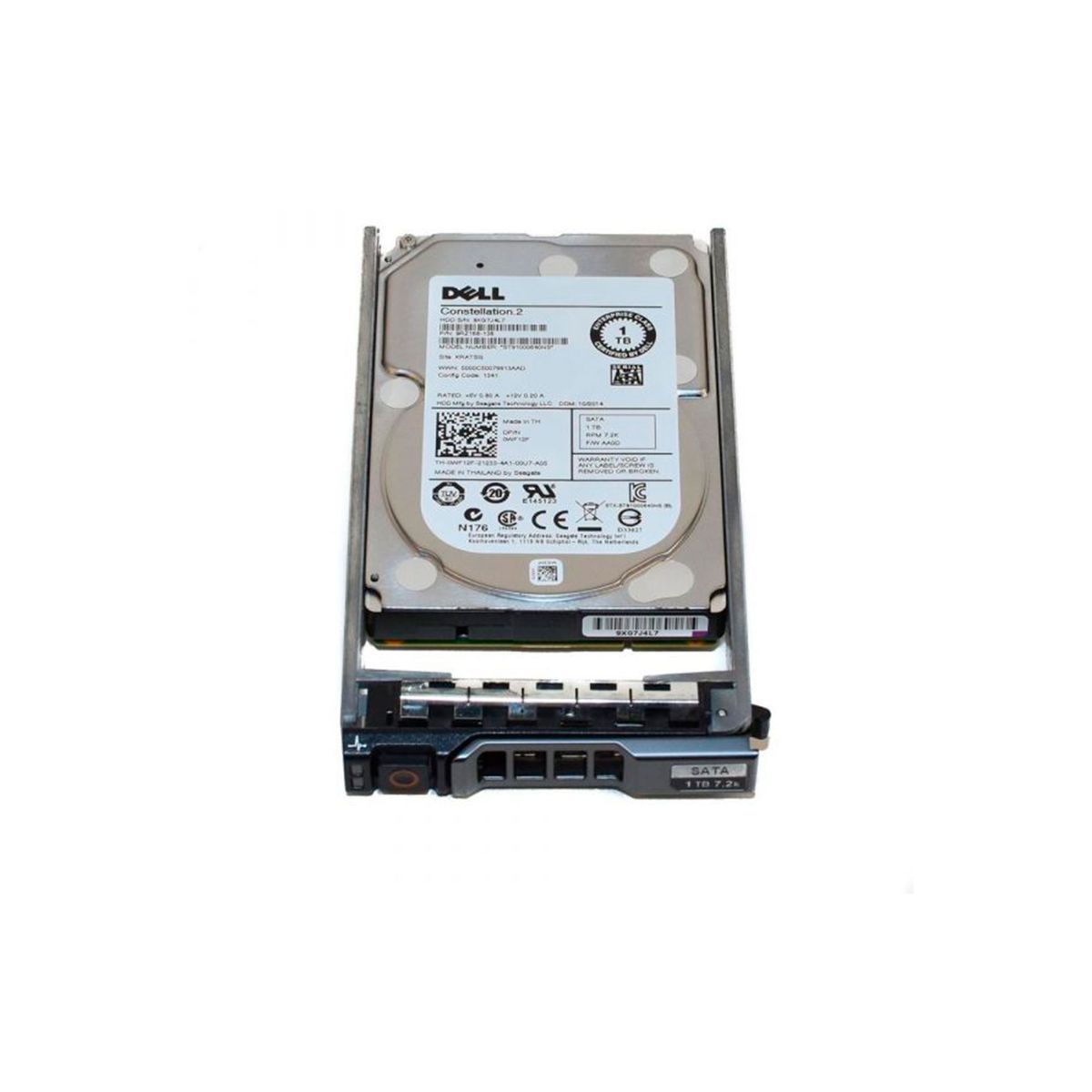 DELL - DISCO DURO DELL POWEREDGE DE 1 TB 2.5 7.2 K SATA P-N 0WF12F