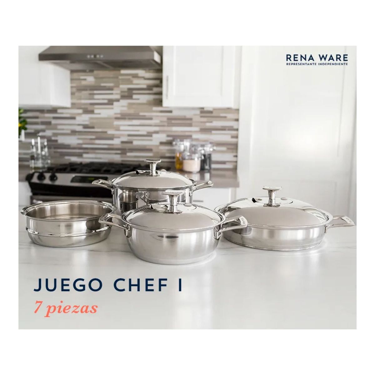 RENA WARE - Juego de ollas RENA WARE CHEF ZYLSTRA II