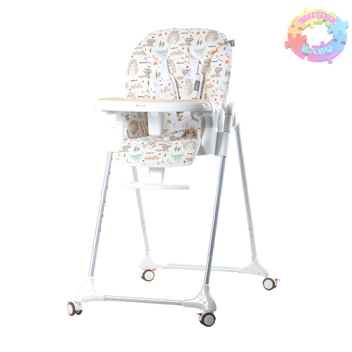 EBABY - SILLA DE COMER HARRIET GRADUABLE PLEGABLE - BEIGE