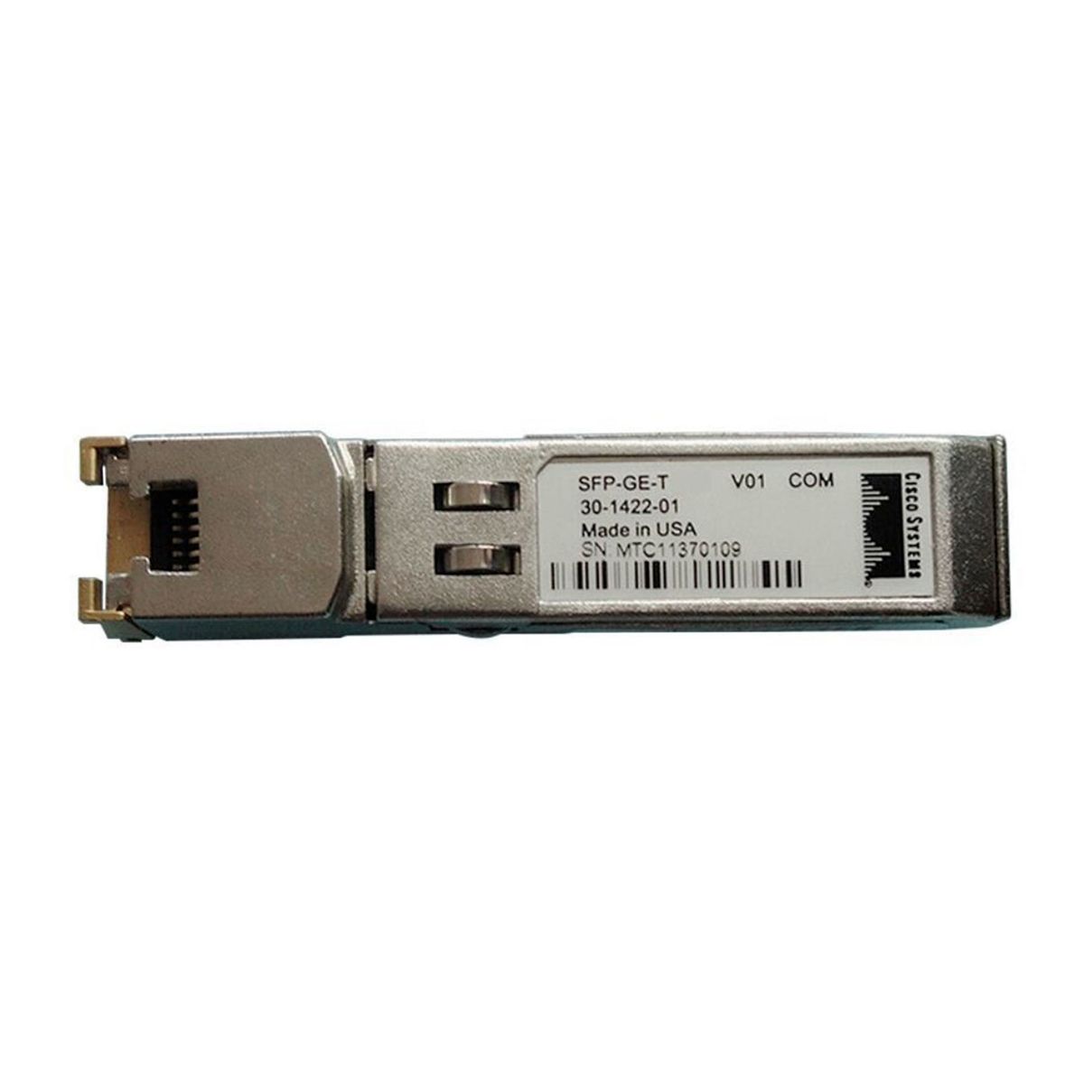 MODULO TRANSCEIVER CISCO COBRE RJ-45 1000MBPS 100M GRIS PN SFP-GE-T ...