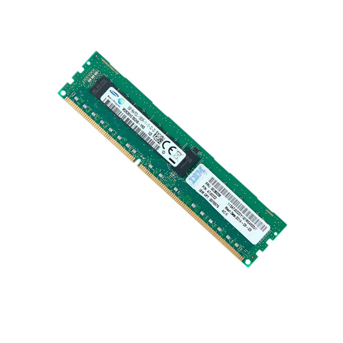 GENERAL - MEMORIA 8GB IBM  PC3L-12800R RDIMM COLOR VERDE PN 00D5036 00D5038
