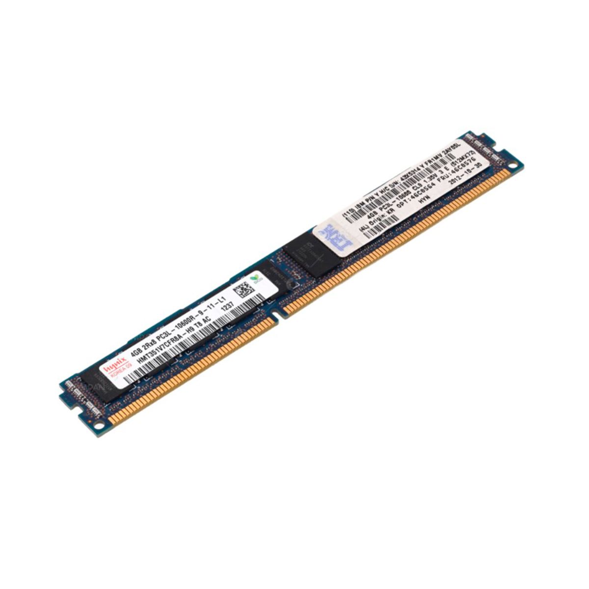 GENERAL - MEMORIA IBM 4GB PC3L-10600R VLP RDIMM COLOR VERDE PN 46C0576 43X5314