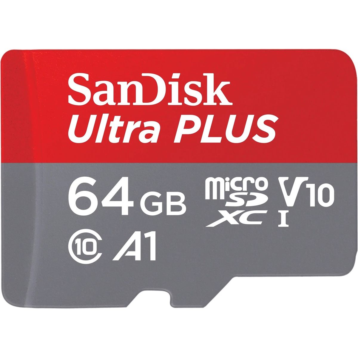 SANDISK - Tarjeta MicroSD Sandisk SDSQUB3-064G-AWCMA Ultra Plus 64 GB