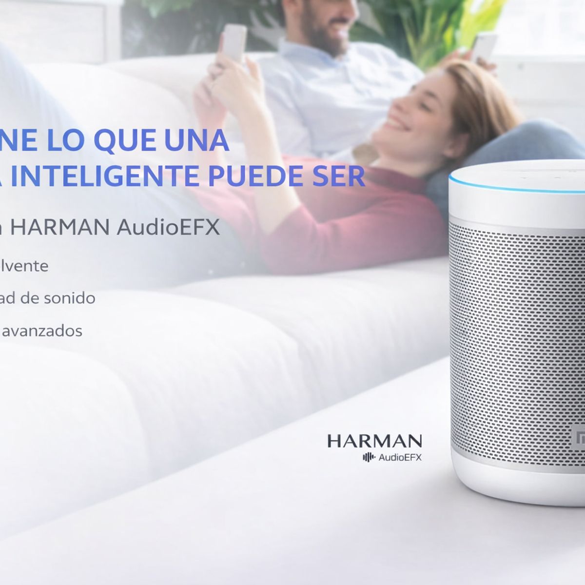 Parlante Inteligente Asistente Google Potencia 12W Bluetooth 4.2 Tecnología HARMAN 2 Micrófonos, marca XIAOMI - Foto 2