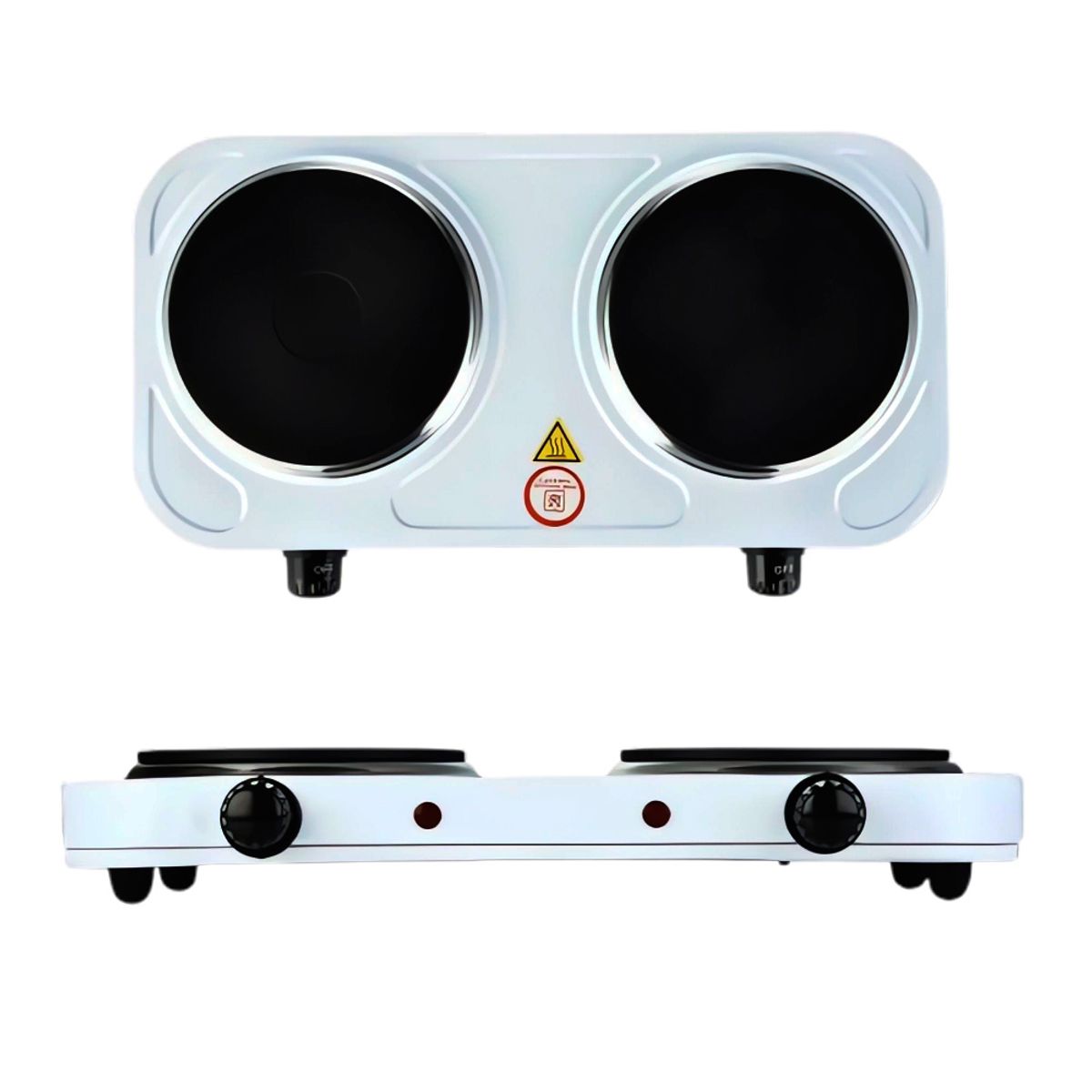 EASYFIX - Cocina de Mesa Eléctrica Blanca Easyfix