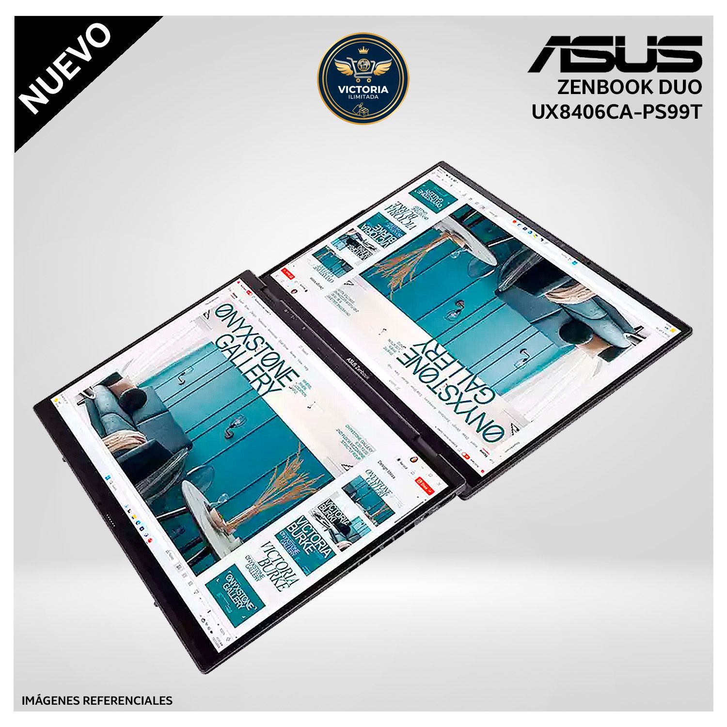 LAPTOP ASUS ZENBOOK DUO UX8406CA-PS99T ULTRA 9-285H  32GB 2TB SSD  14 OLED 120HZ 5