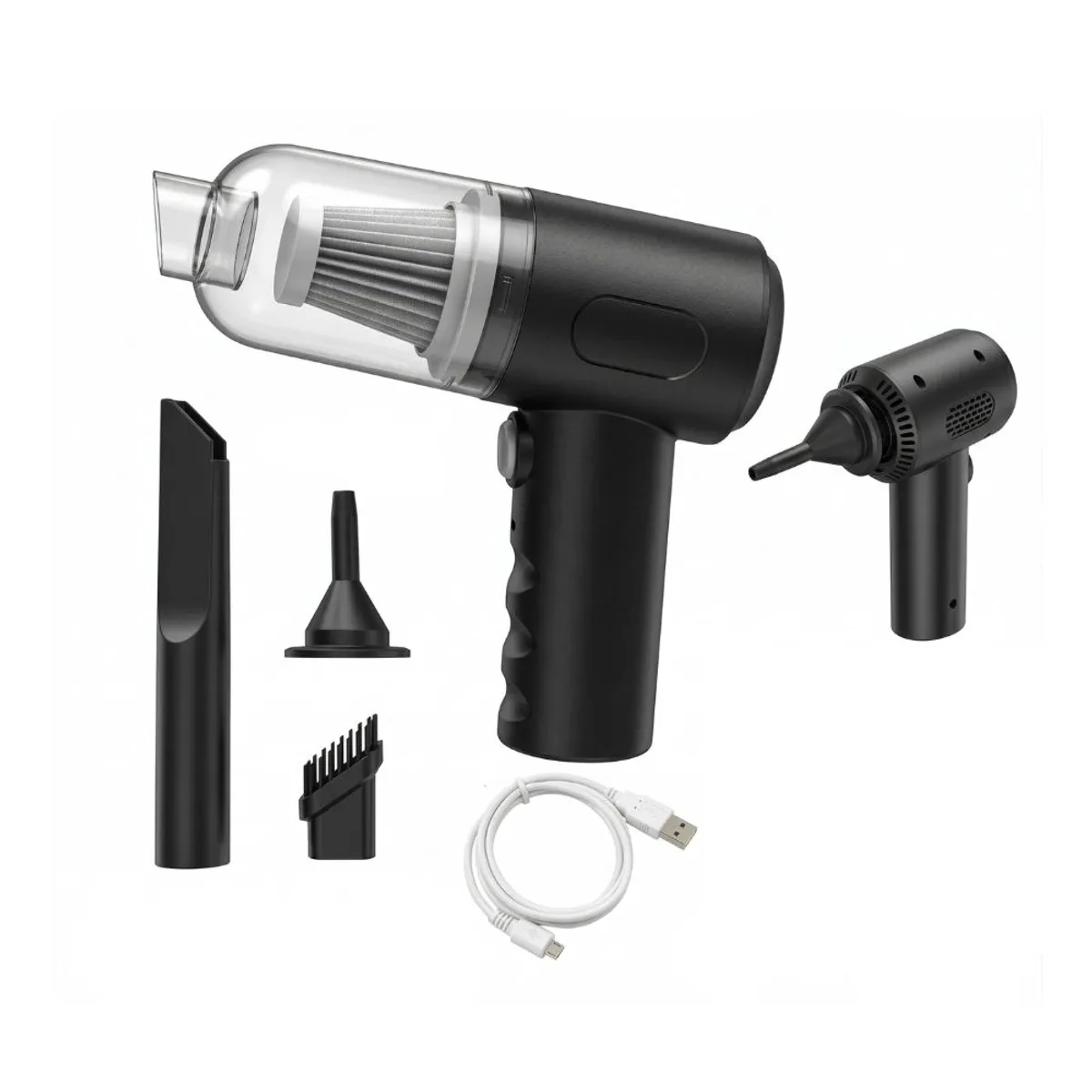 GENERICO - Mini Aspiradora Portátil 3 en 1 para el Auto