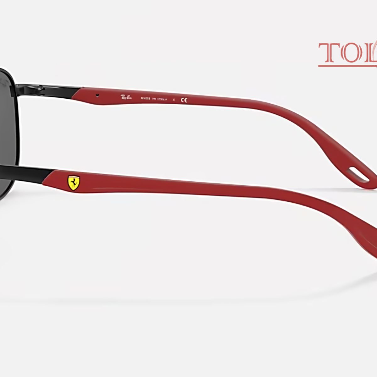 TOLENTINO - LENTES DE SOL RAY BAN 0RB3659M 8405 Aviator Rayban Ferrari- F0026G - MATTE BLACK