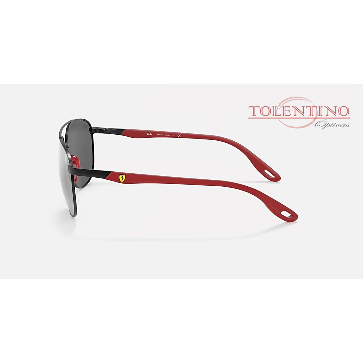 TOLENTINO - LENTES DE SOL RAY BAN 0RB3659M 8405 Aviator Rayban Ferrari- F0026G - MATTE BLACK