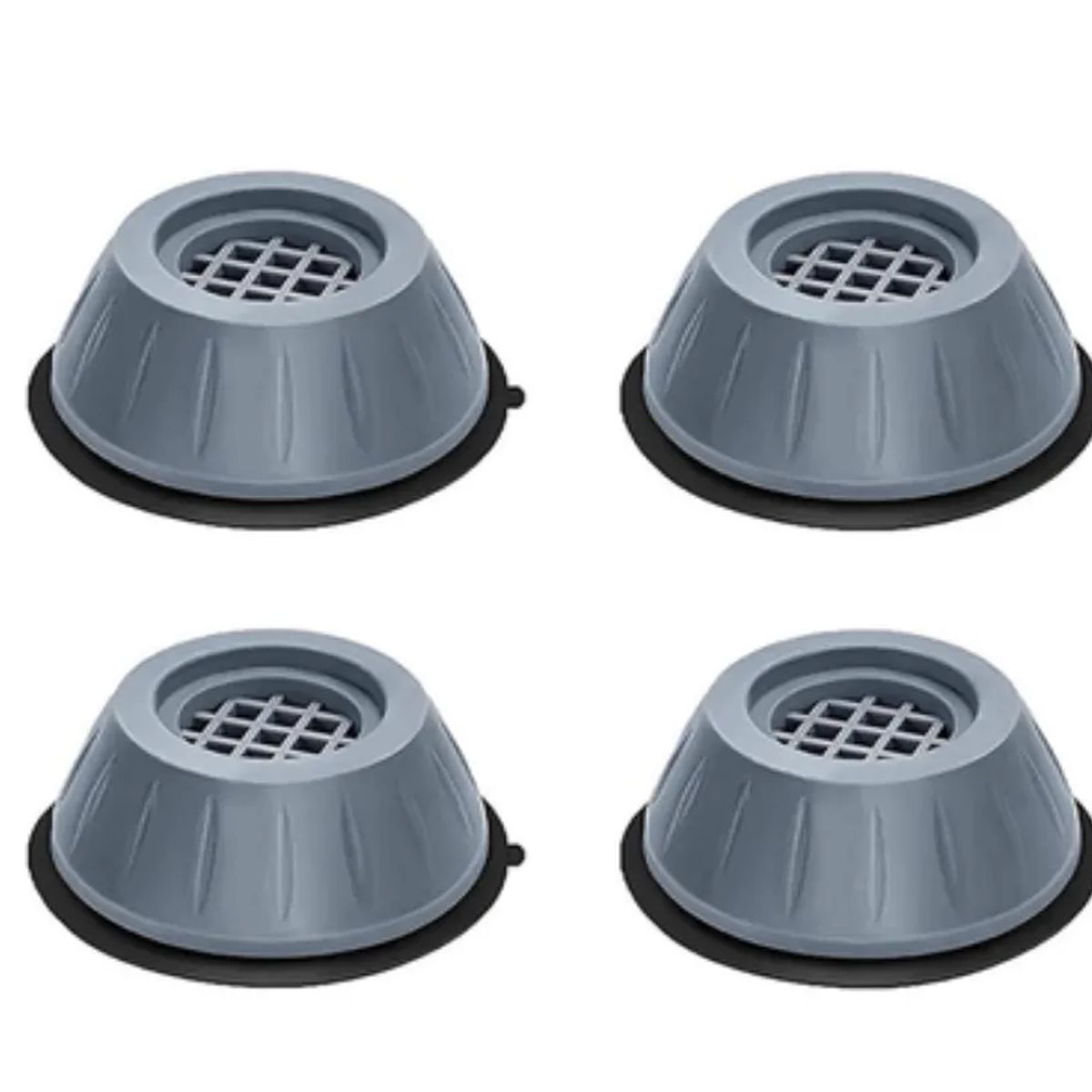 GENERICO - ANTIDESLIZANTE ALMOHADILLAS DE GOMA, SOPORTE LAVADORA, SECADORA, SET X 4