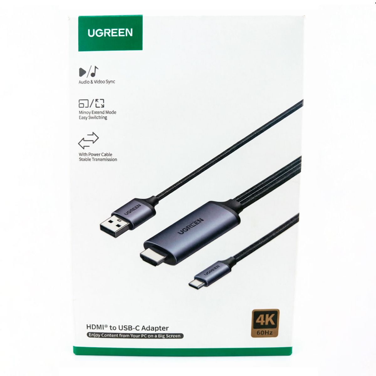 UGREEN - Adaptador Ugreen CM773 Usb-c A Hdmi Usb 3.0 Para Laptop Pc
