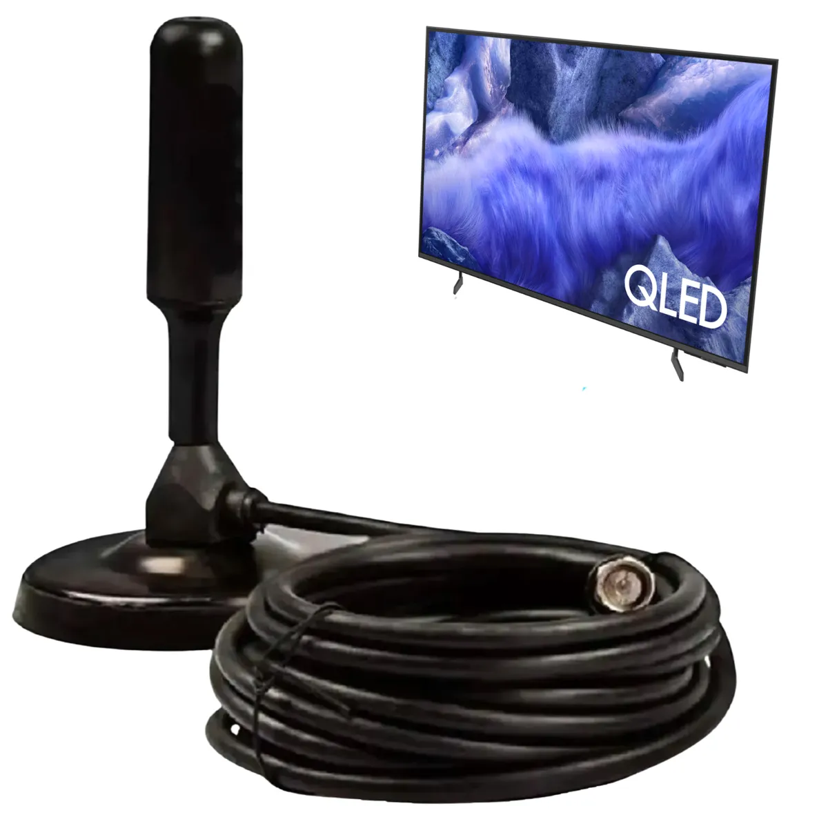 GENERICO - Antena Digital Para Tv - HDTV Interna Externa