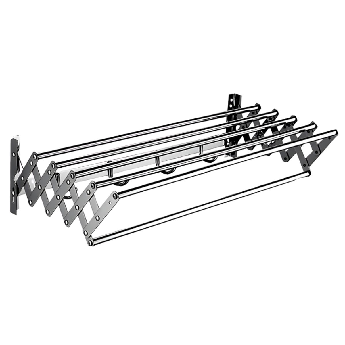 XM - TOALLERO PARRILLERO DE ACERO INOXIDABLE CROMADO ADB6652