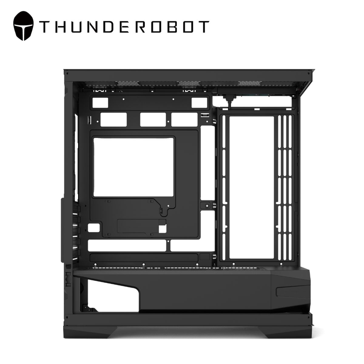 THUNDEROBOT - Gabinete Case PC Gamer con Pantalla LCD Thunderobot Vidrio Templado