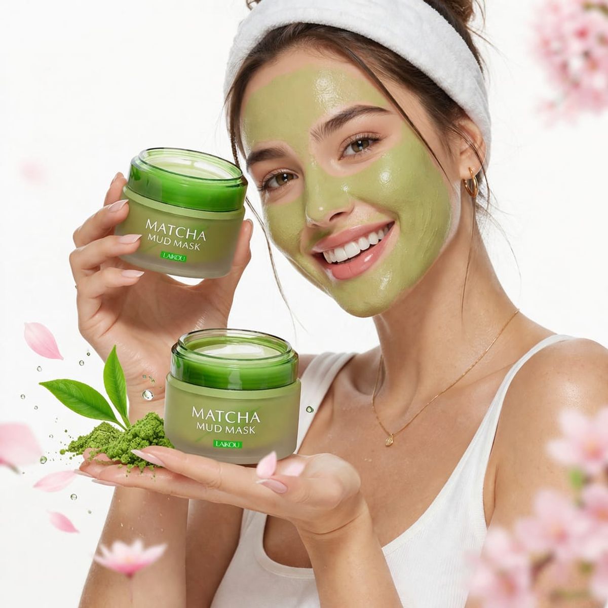 BIOAQUA - MASCARILLA FACIAL + ARCILLA MATCHA + JABON EXFOLIANTE