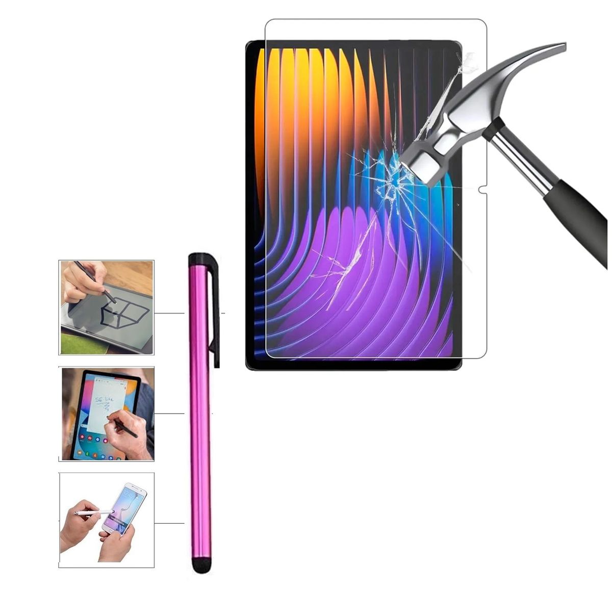 GENERICO - Mica de Vidrio + Lapiz Xiaomi Pad 7 Pro 11.2 2025