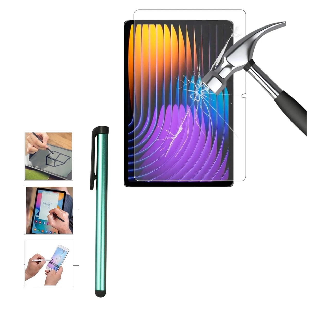 GENERICO - Mica de Vidrio + Lapiz Xiaomi Pad 7 Pro 11.2 2025
