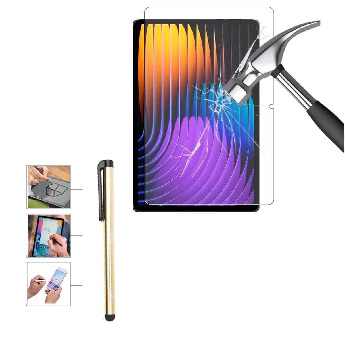 GENERICO - Mica de Vidrio + Lapiz Xiaomi Pad 7 Pro 11.2 2025
