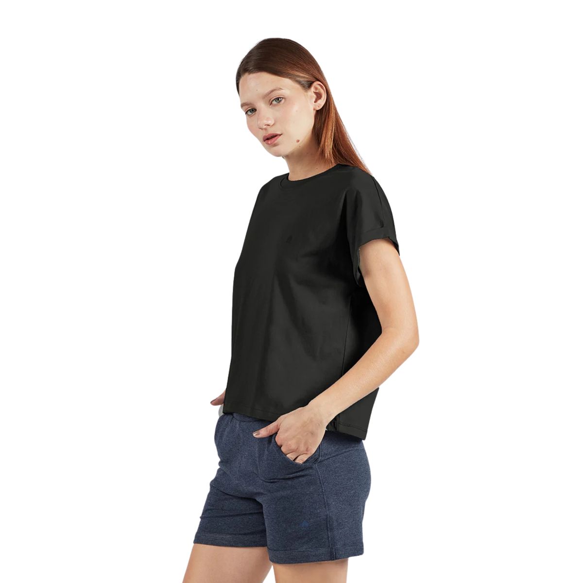 HOSEG - POLO SHORT SLEEVE CHARCOAL MUJER