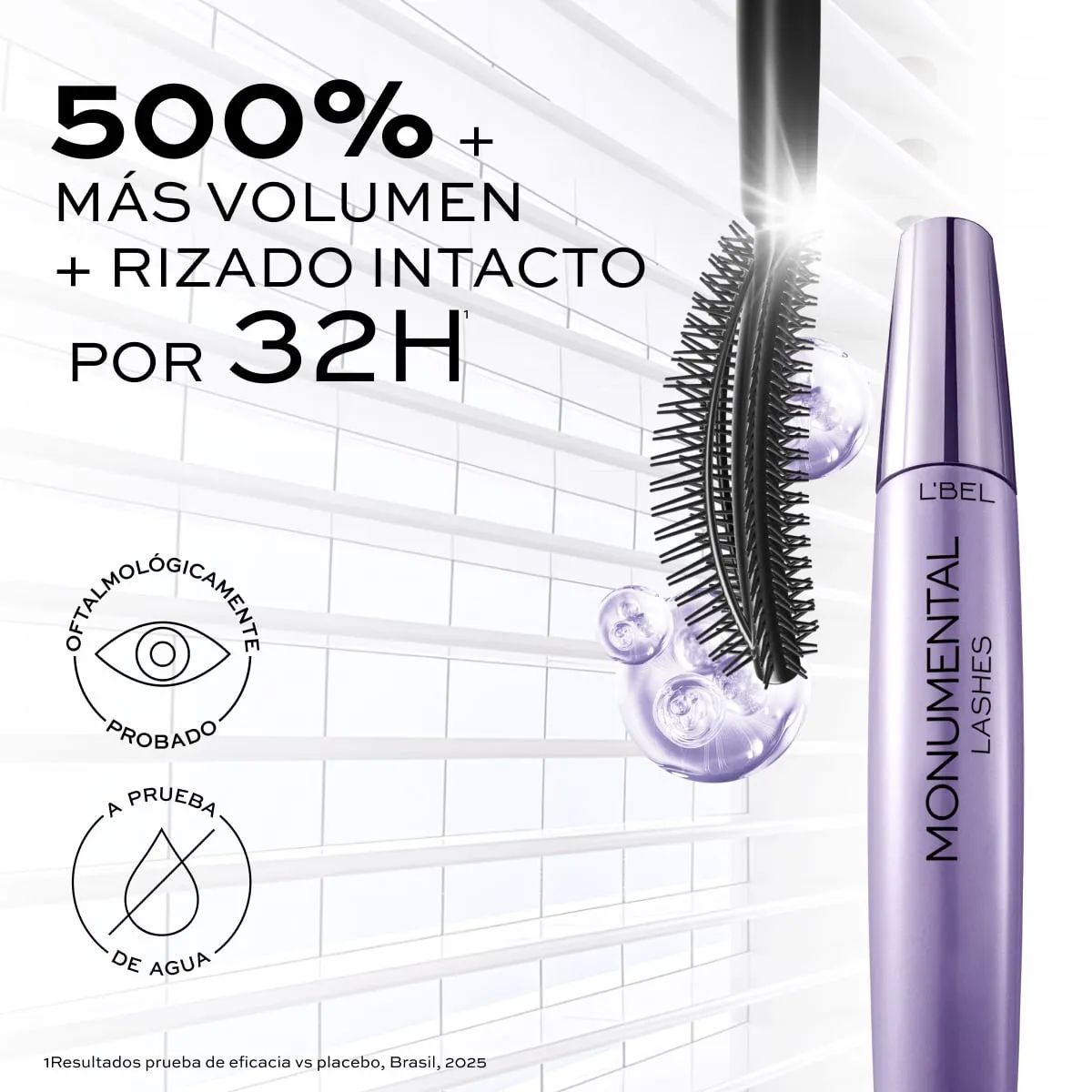 LBEL - Máscara de Pestañas Efecto Volumen Monumental Lashes 9 g LBEL