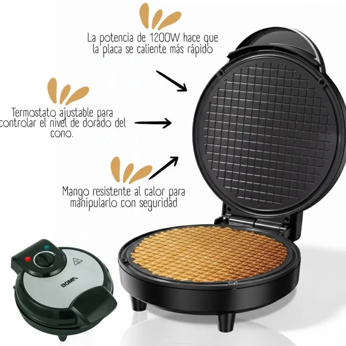 GENERICO - Maquina para hacer Conos de Helado BM-2010CC