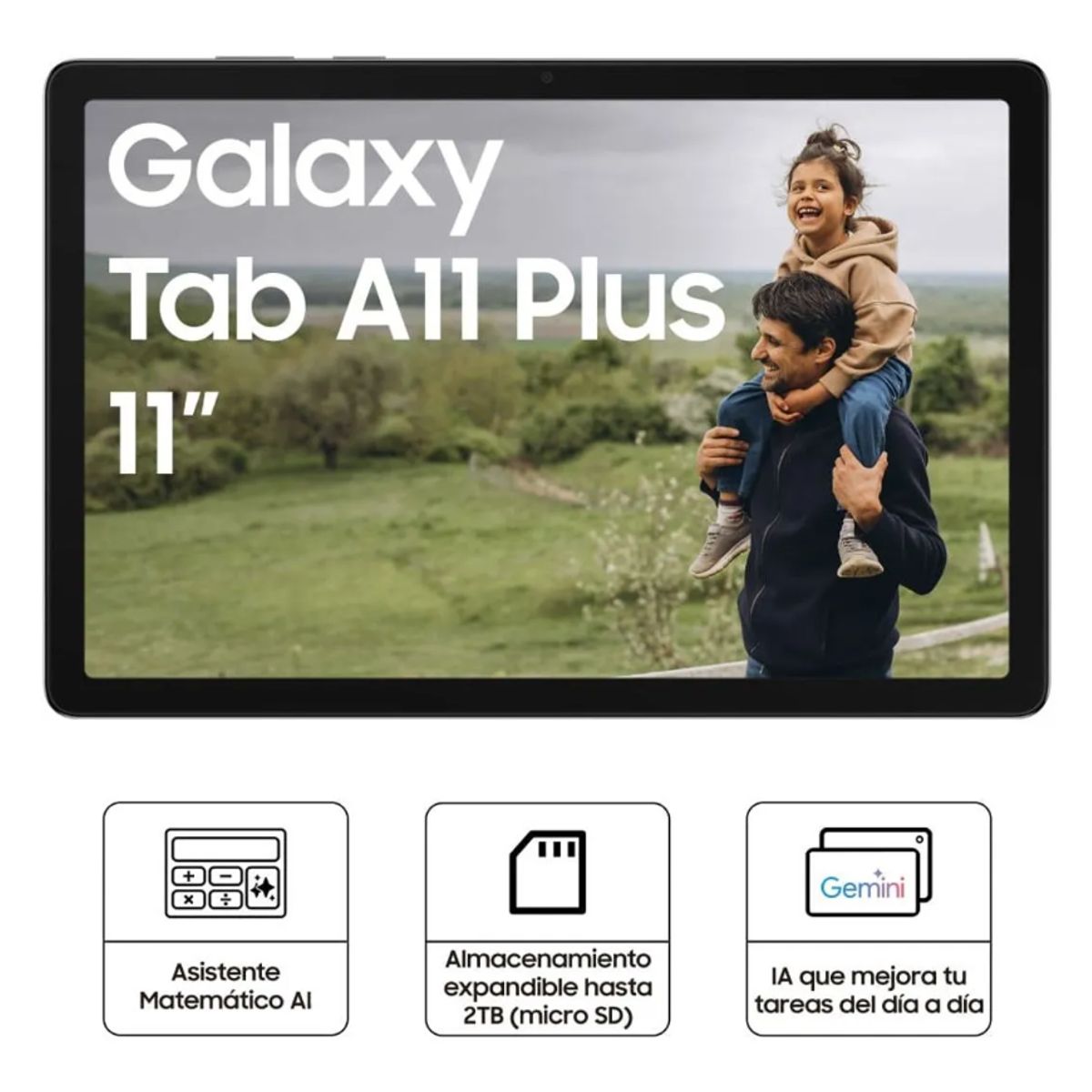 SAMSUNG - Tablet Samsung Galaxy Tab A11 11" 6Gb + 128Gb  SM-X230NZAAPEO Gris