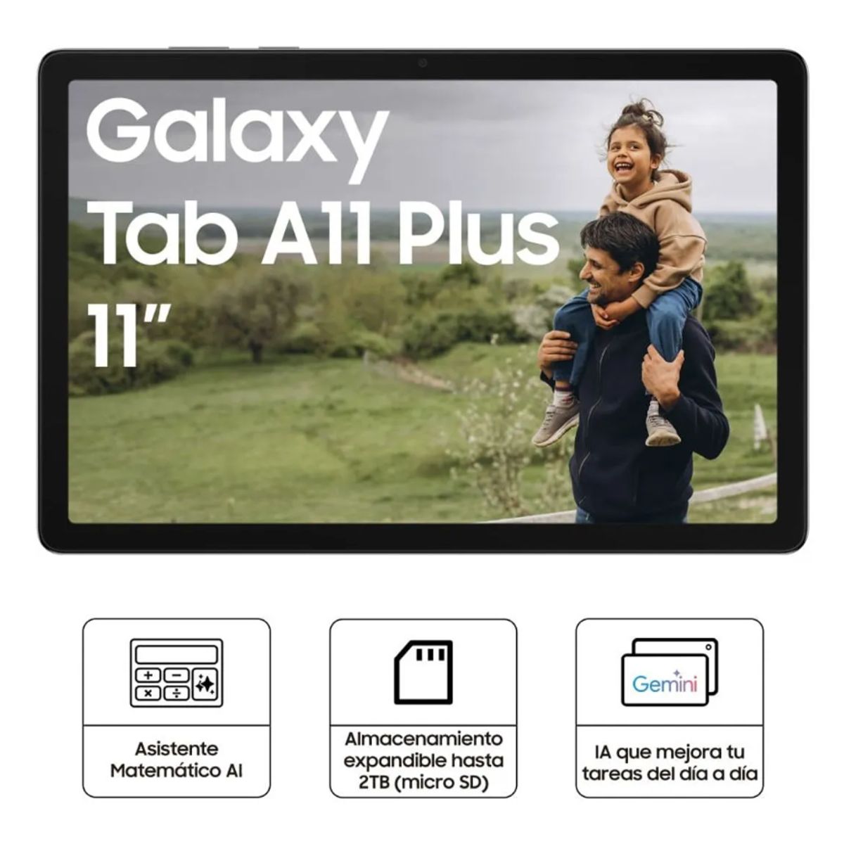 SAMSUNG - Tablet Samsung Galaxy Tab A11 11" 6Gb + 128Gb  SM-X230NZAAPEO Gris