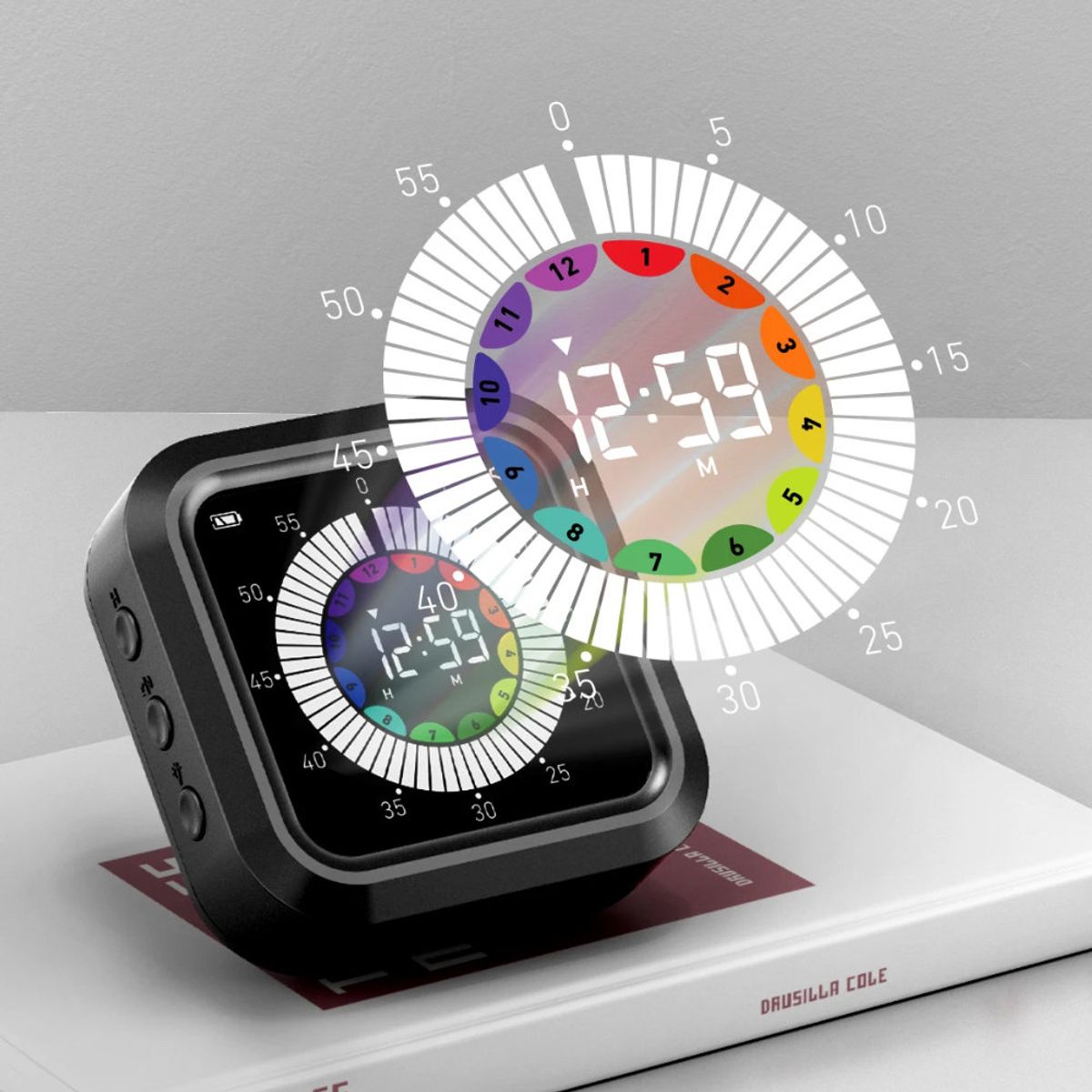 GENERICO - Temporizador Visual Digital Tdah Reloj Pomodoro Recargable