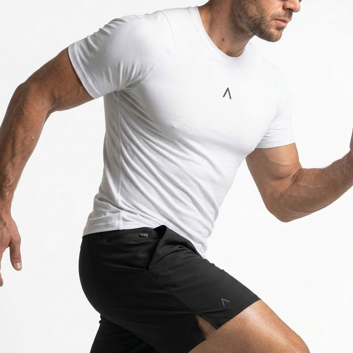 ALPHA FIT - Polo hombre deportivo - Polo de compresion - Ropa gym - Alphafit