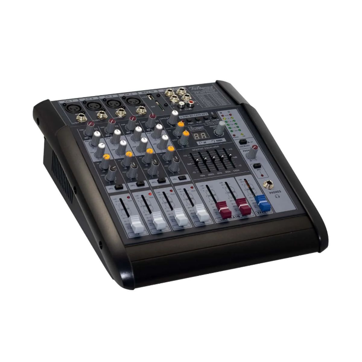Consola Amplificada 4 canales USB/MP3/Bluetooth PZ-MP4000 POTTENZA, marca POTENZA - Foto 2