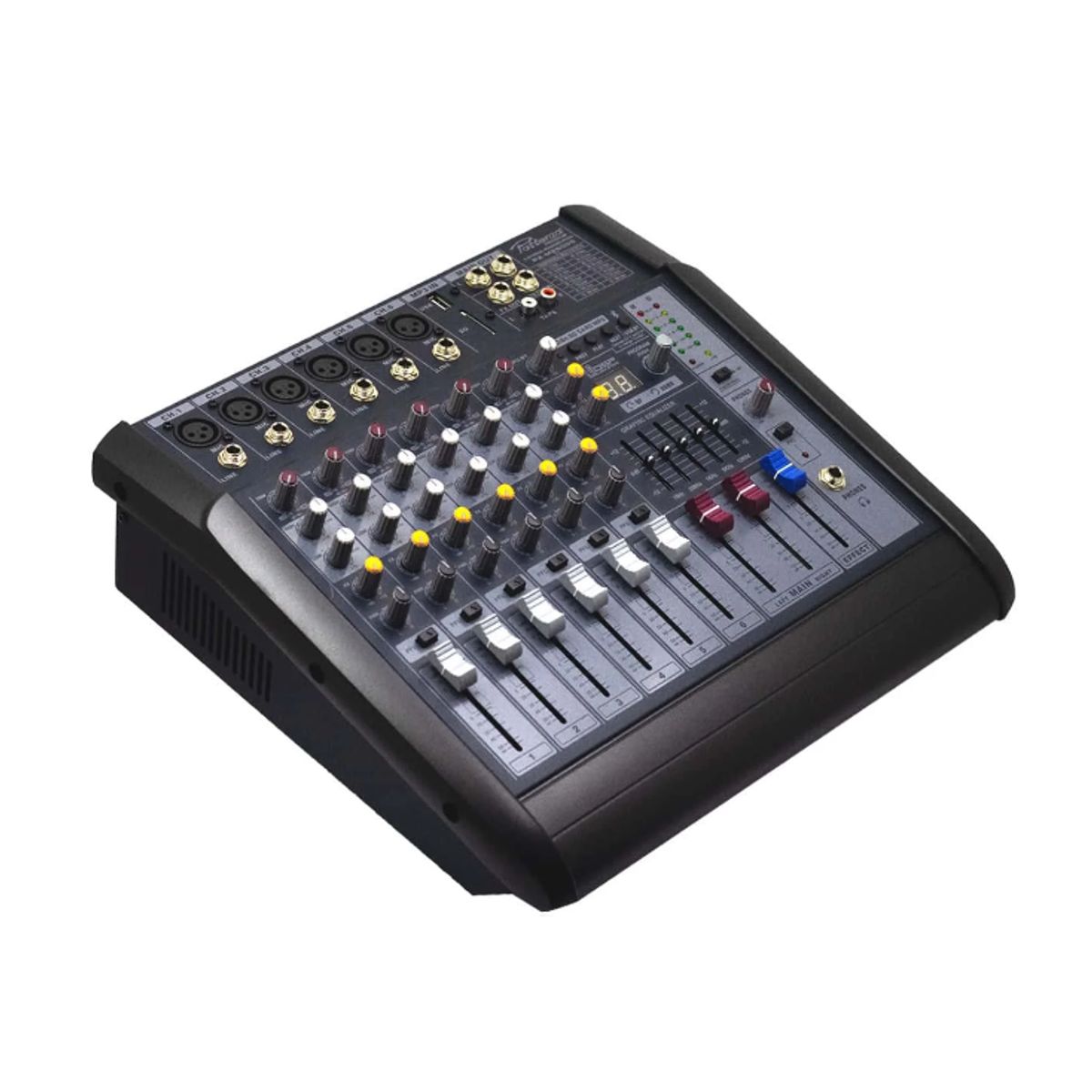 POTENZA - Consola Amplificada 6 canales 2x170W USB/MP3/BT PZ-MP6000 POTTENZA