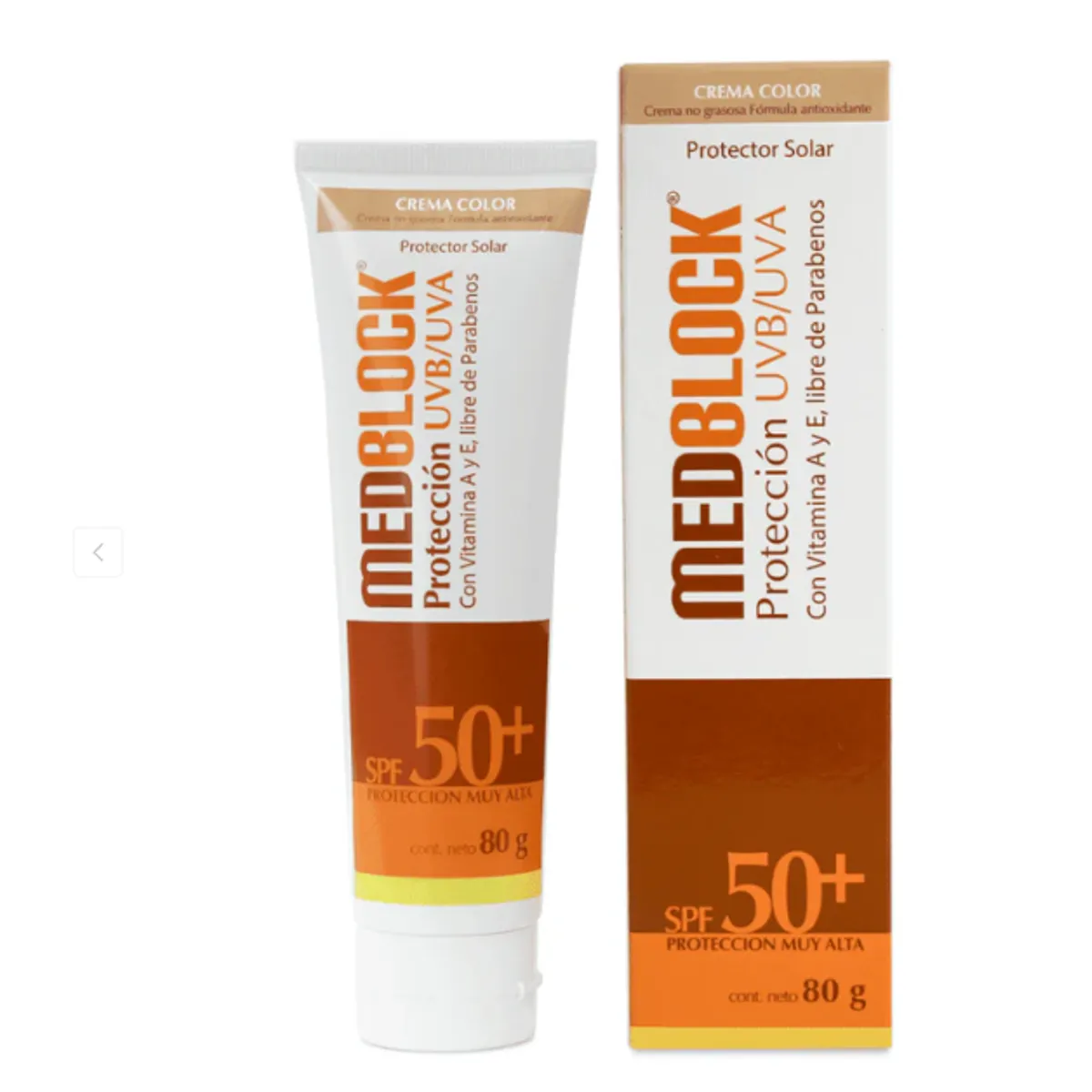MEDBLOCK - Medblock Color SPF 50+ x 80g - F. Vto 31-08-2026