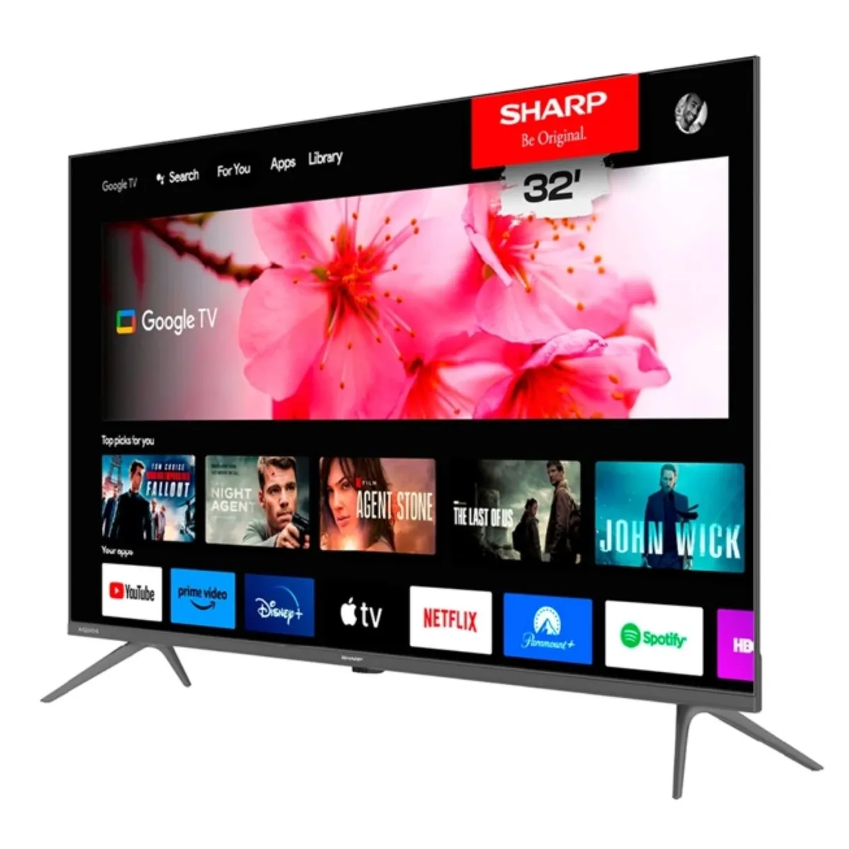 SHARP - Televisor SHARP 2T-C32GF2060L 32 Pulg con Sistema operativo Google TV