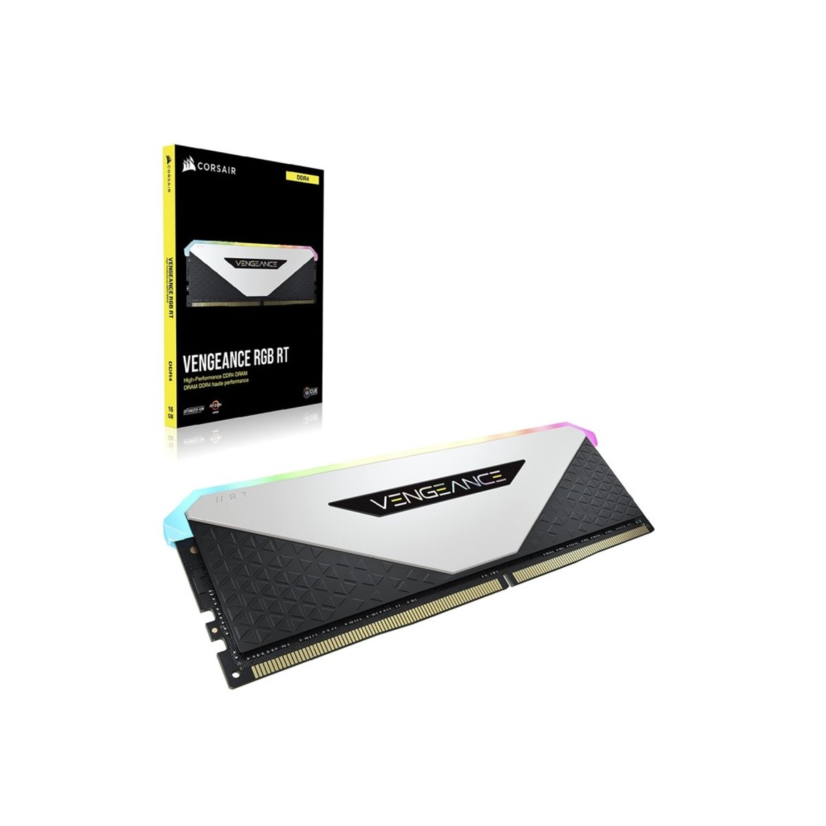 CORSAIR - Memoria RAM Corsair Vengeance RGB RT 16GB DDR4 3200Mhz CL16 2x8GB