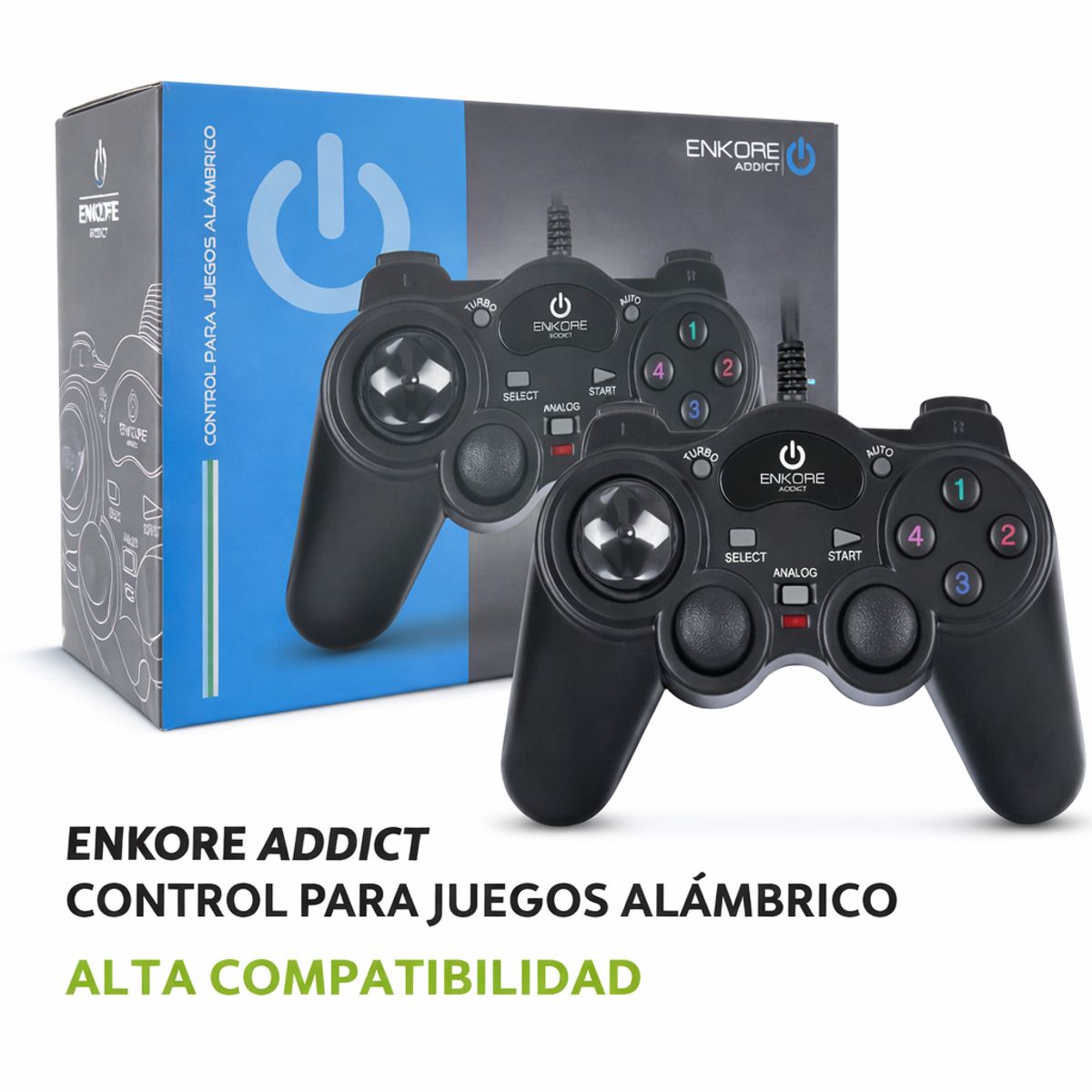 Control Gamepad Para Videojuegos Alámbrico, marca OEM - Foto Principal