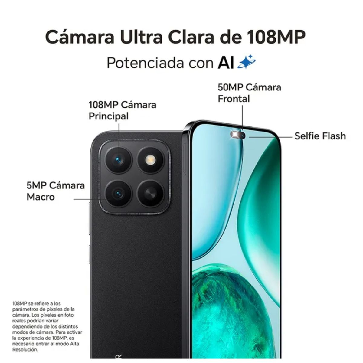 HONOR - Celular Honor X8C 6.7"  Pulg  8GB RAM 256GB MagicOS 9.0 - Verde Marrs