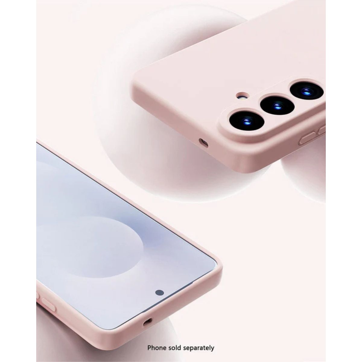 GENERICO - CASE SILICONA PARA SAMSUNG S26 PLUS - ORO ROSA