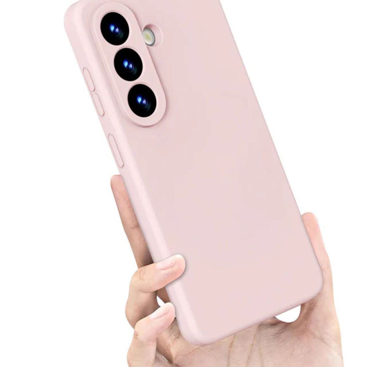 GENERICO - CASE SILICONA PARA SAMSUNG S26 PLUS - ORO ROSA