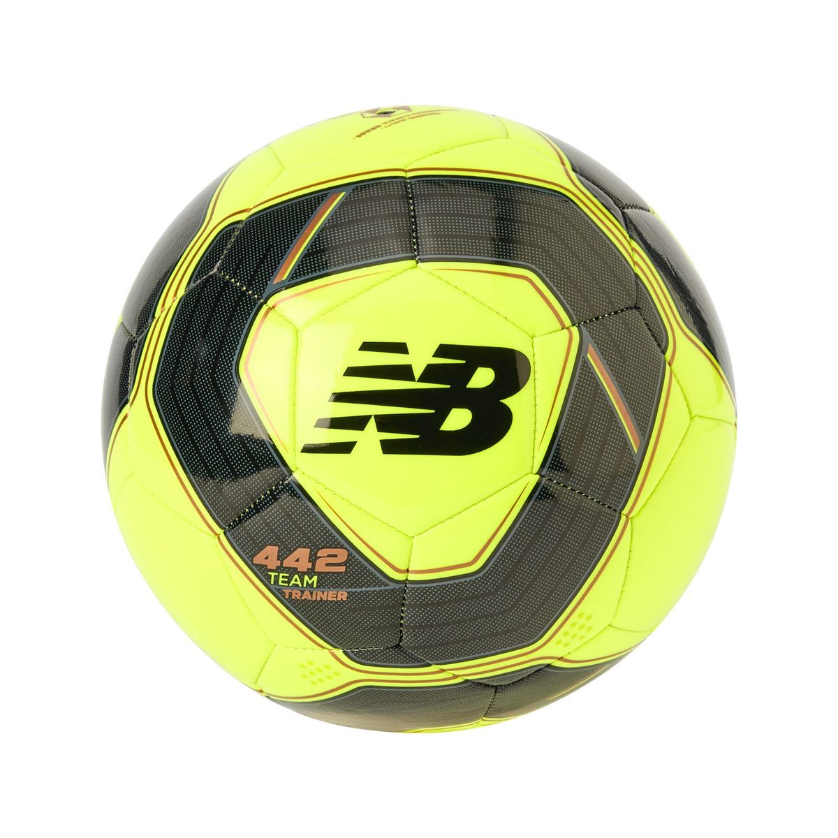NEW BALANCE - Pelota Unisex Adulto 442 Team Trainer Football Amarillo
