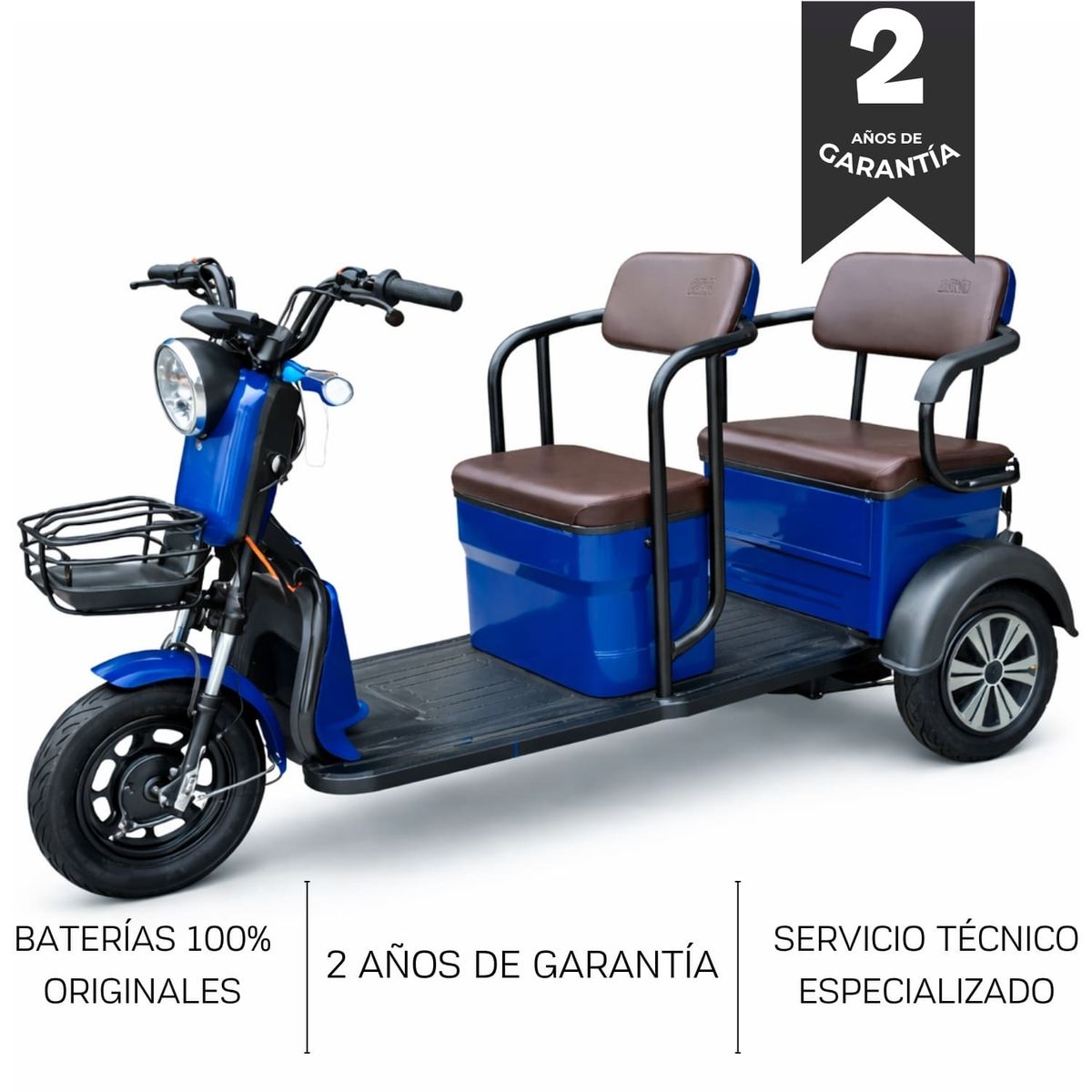 MOVEEN - TRIMOTO ELÉCTRICA MOVEEN URBAN 2 COLOR AZUL