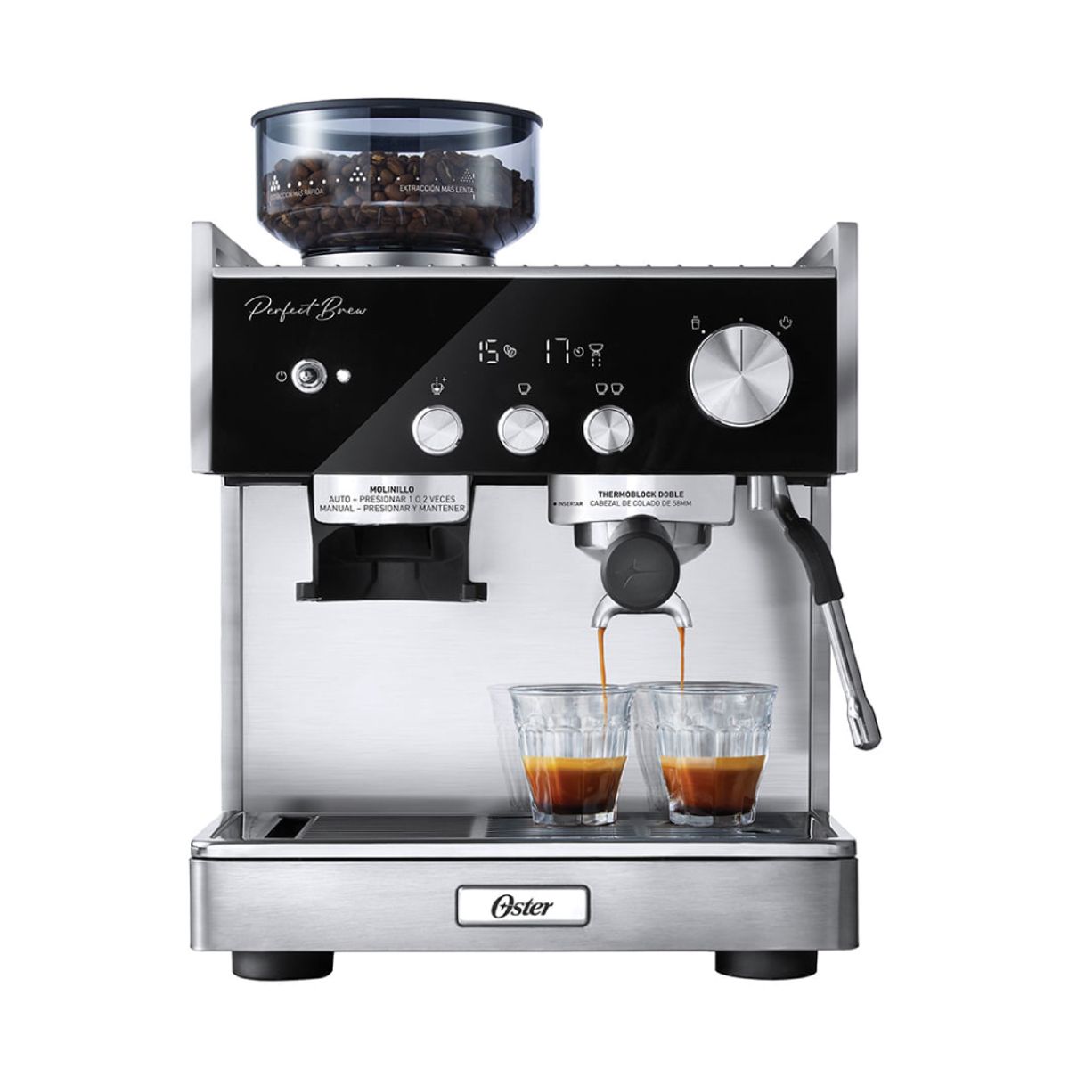 OSTER - Cafetera Espresso Oster BVSTEM7400-053 Perfect Brew