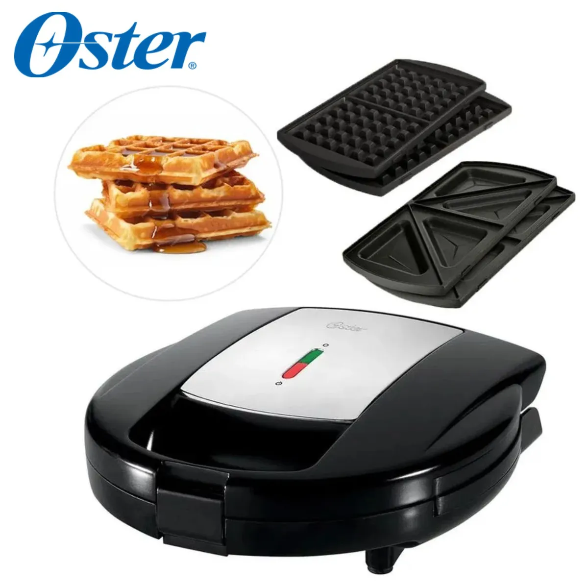 OSTER - Sandwichera Oster CKSTSM3892 intercambiables para wafles