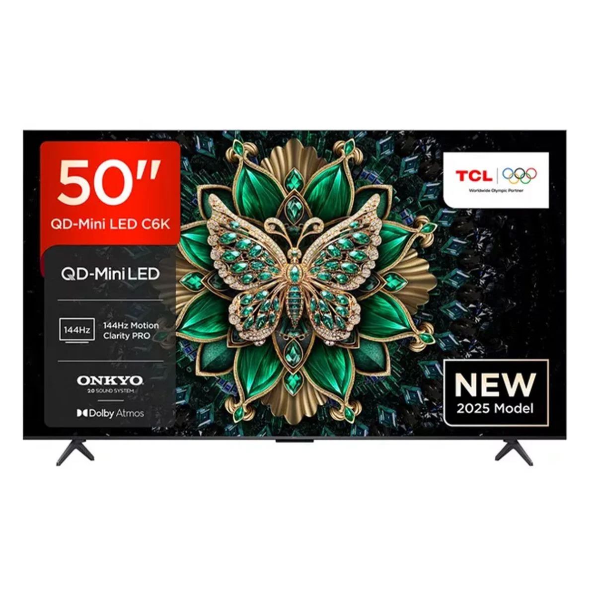 TCL - TELEVISOR TCL 50'' QD-MINILED UHD 4K GOOGLE TV 50C6KS 2025