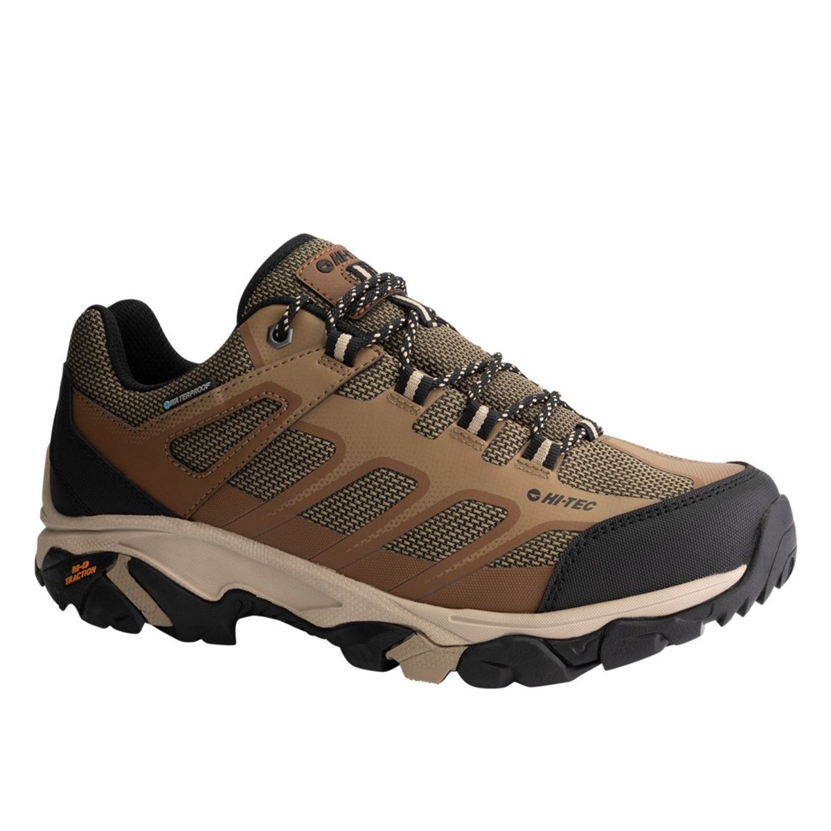 HI TEC - Zapatillas Hombre Ravus 2.0 Waterproof Marrón