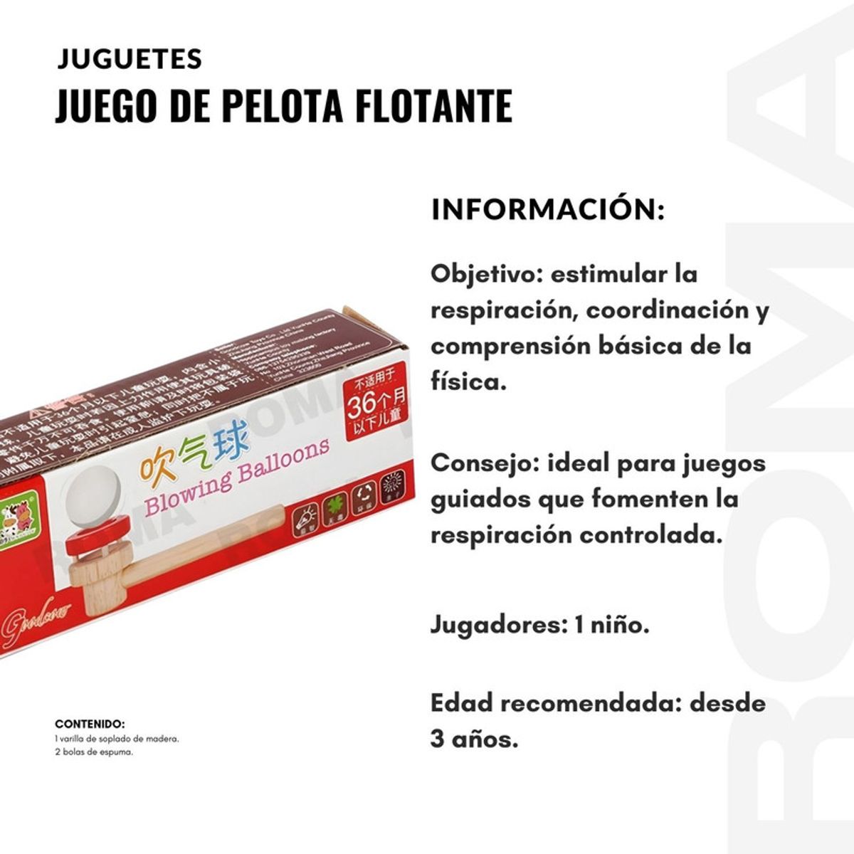 GENERICO - JUEGUETE SOPLADOR DE PELOTAS