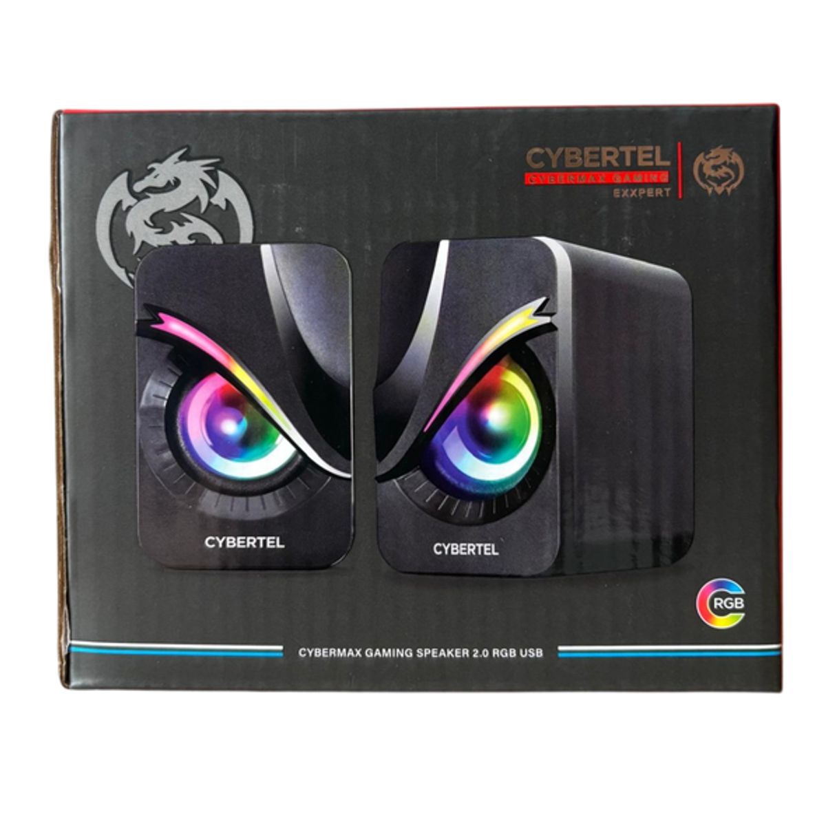 PARLANTE CYBERTEL EXXPERT CBX S301U 2.0 USB RGB, marca CYBERTEL - Foto Principal
